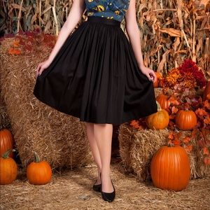 Pinup couture black Jenny skirt
